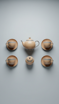 Sandstone Ceramic Tea Set