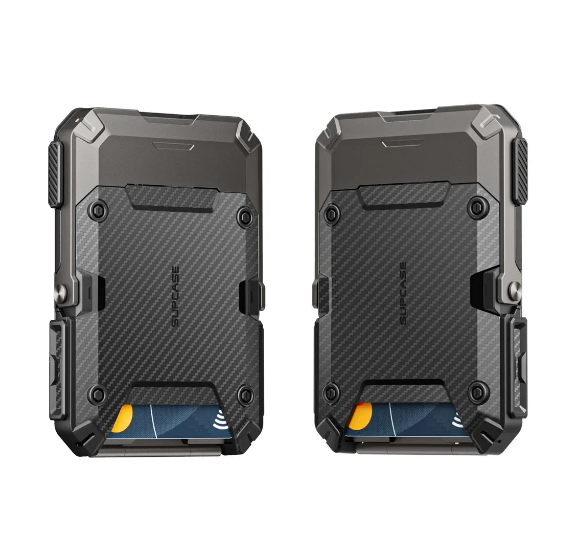 MagFlip Magnetic Wallet with Stand-Carbon