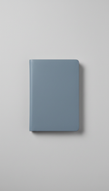 Blue Whisper Leather-Bound Notebook