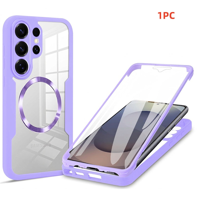 📱 2026 HOT SALE🥳50K+ SOLD!✨ Magnetic Full Coverage Phone Case – Shock Buffer Edge 🛡️